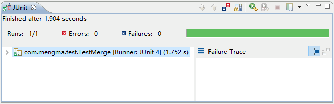 JUnit控制台信息