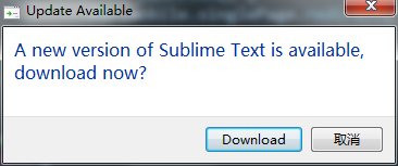 sublime text3怎么关闭提示更新